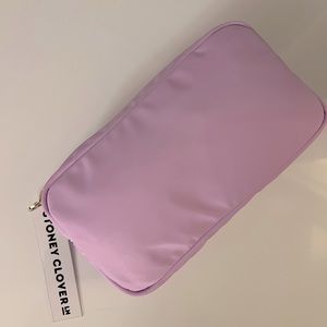 NWT Stoney Clover Lane small grape nylon pouch